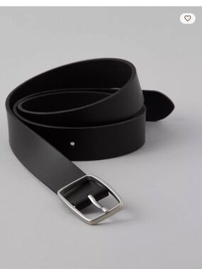 AE Rectangle Buckle Leather Belt